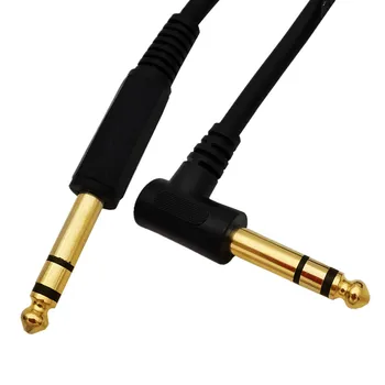 1/4 Palca TRS Instrument Kabel Desno-kota, da Naravnost 6,35 mm Moški Jack Stereo Avdio Kabel,6.35 Uravnoteženo Povezujejo kabel 0,5 m