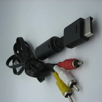 1,8 m Igro Avdio Video Kabel AV 3 RCA TV Adapter Kabel Žice Za Sony PlayStation PS2 PS3 Konzole Kabli 50pcs