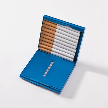 1 PC Dampproof za Shranjevanje Posode Žep-Cigareta Primeru 20 Cigaret Držalo Aluminij Cigaret Primeru Moških Darilo