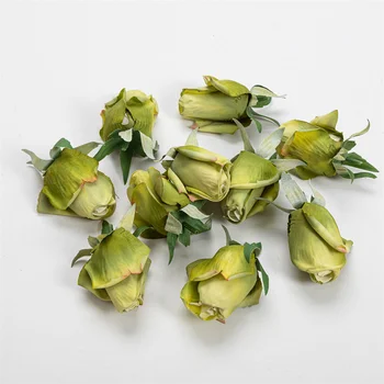 10pcs 7cm Umetne Svile Rose Cvet Glave Za Poročno Dekoracijo Doma DIY Scrapbooking Ročno Obrt Pribor Ponaredek cvet