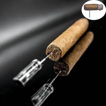 1pc iz Nerjavečega Jekla Cigar Iglo Sveder za Različne Velikosti Cigare Prenosni Cigar Luknjanje Izkopanega Potovanja Kajenje Orodje Pribor