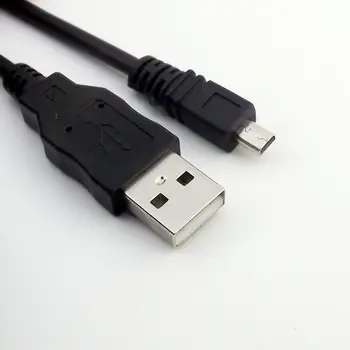 1pcs USB 2.0 A Moški Mini B 8 Pin Podatkovni Kabel usb Kabel za Nikon UC-E6 D-Serija D5100 1m