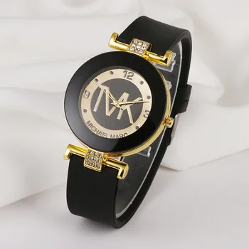 2021 blagovna Znamka Modnih Preprosto Priložnostne Quartz uro Ženske Kristalno Silikonske Ure Vroče Prodaje reloj mujer Montre Zegarek