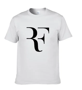 2021Creative design RF roger federer logo majica s kratkimi rokavi barva bombaž Majica s kratkimi rokavi Moški Nov Prihod Slog Kratkimi Rokavi Moški t-shirt