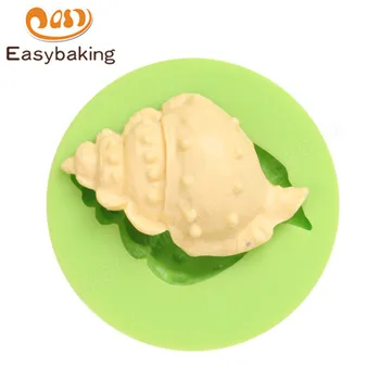 3D Polž Obliko Ročno izdelan iz Silikona, Fondat Plesni Conch Obliki Torta Dekoraterstvo Orodja za Sladkarije Sladkor Obrti Jello Cupcake