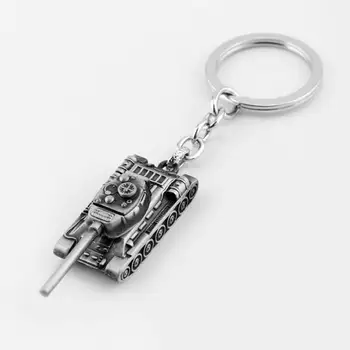 3D-World of Tanks Ključnih Verige Kovinski obeski za ključe Za Darilo Chaveiro Avto Keychain Nakit Igra Ključa Imetnika trgovina s Dodatki