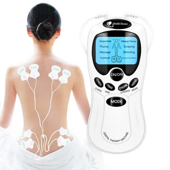 8 Način EMS Električni Herald Deset Pralni Akupunktura, Masaža Telesa Digitalni Terapija Massager Mišični Stimulator Electrostimulator