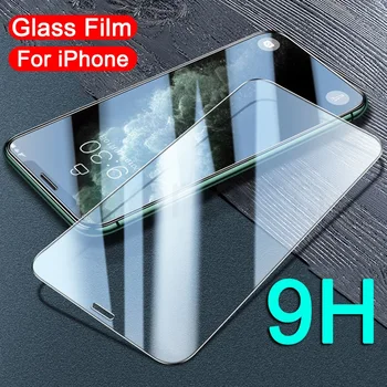 9H Kaljeno Steklo na Za iPhone 11 Pro XS Max XR X Stekla Za iPhone 5 5S SE 2020 5C Screen Protector Primeru Polno Kritje Film