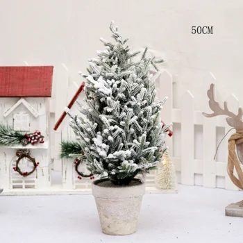 Diy Božično Drevo 40 Cm Mala Borovih Mini Drevesa Dajejo V Namiznem Doma Dekor Božični Okraski, Otroci Darila dom decore