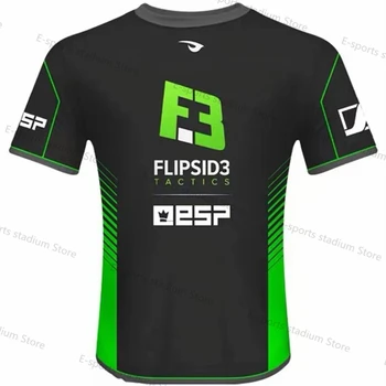 F3 Vzhodno Evropske Ekipa Jersey Flipsid3 Ekipa Enotna Jersey Evropske Gaming E-šport Csgo LOL Lige Kratek sleeved majica s kratkimi rokavi