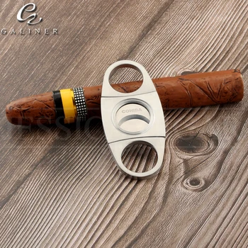 GALINER Pripomočke Kovinski Cigar Rezalnik Giljotino vgrajeni Nož iz Nerjavečega Večnamensko Plina Cigare, Cigaretni Vžigalnik Z šatulji