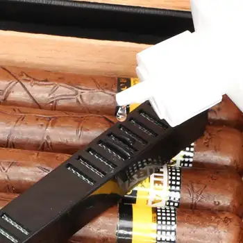 Galiner Black cedrovine Obložene Cigar Humidor Vlažilnik Prenosni Usnje Cigar Primeru Vlažilne Humidor Polje Za Cigar COHIBA
