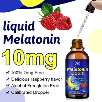HFU 10 mg Melatonina Kapljice Melatonin Tekoče Odraslih Pomoči Spanje Ponoči in Prihranite Spanja Spanje Podporo Zdravja Izboljšanje Nespečnost Dodatek