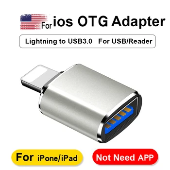 Ingelon 3 v 1 OTG Pretvornik za TIP C Lightning na USB 3.0 Adapter Za Miško kamero Telefona Pretvornik Multimemory adapter ios13
