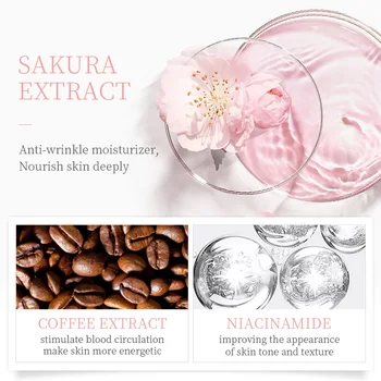 LAIKOU Sakura Ekstrakta Eye Cream Anti-Aging, Učvrstitev In Smooting Gube Anti-Zabuhlost, Temne Krog Polepšajo Oči, Kože