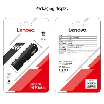 Lenovo D204 SD Card Reader 5Gbps USB 3.0 Bralnik Kartic TF SD Memory Card Reader Adapter Cardreader Za Namizni RAČUNALNIK Prenosni Računalnik