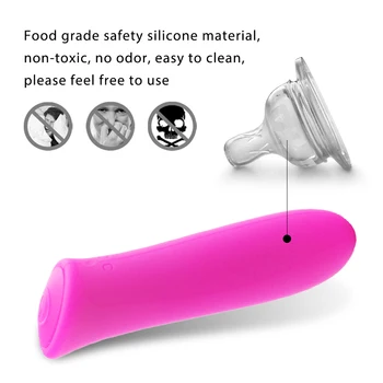 Mini Bullet G Spot Vibratorji za Ženske USB Polnilne 10 Hitrost Vagine, Klitoris Stimulator Silikonski Ženski Maturbator Seks Igrače