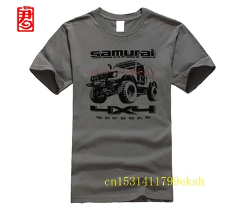 Moški majica s kratkimi rokavi Off Road Fan Suzuki Samurai s Kratkimi Rokavi, Bela in Siva S-3XL smešno t-shirt novost tshirt moški