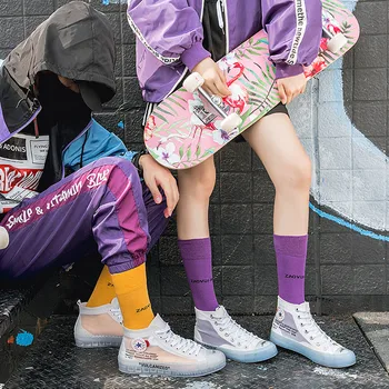 New tide blagovne znamke nogavice abeceda barva deodorant ulica športne nogavice ulične