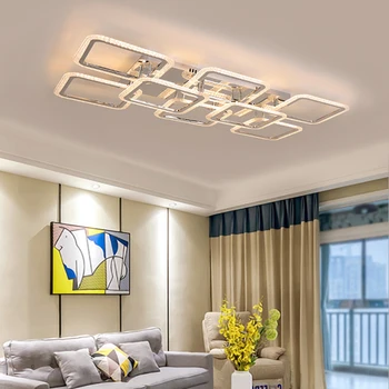 Nordijska dnevna soba, spalnica LED stropna svetilka mehurček slog zunanja svetlobna APP remote control zatemnitev hotel villa razsvetljavo