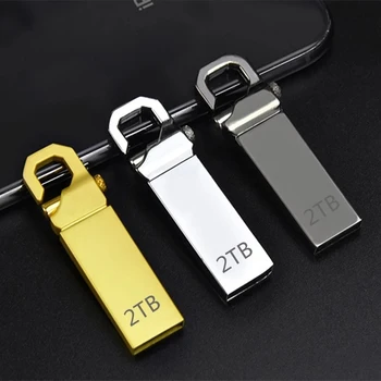 Nova High Speed USB 3.0 Flash Disk 2TB U Disk Zunanji pomnilnik Memory Stick Avto keychain deco USB ključek 32GB-2TB