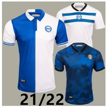 Novo 2021-22 Alaves Camiseta Visoke kakovosti Nogometni Dres Deportivo Alavés Prilagodite Človek T-shirt Joselu Lucas Martinez Perez Laguar