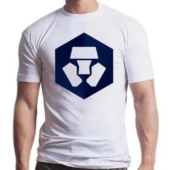 Novo 2021 Poletne Moške Priložnostne Print Majica s kratkimi rokavi Moda Crypto.com ex Monako (MCO) Crypto Moške 2021 Modni Slog Majica s kratkimi rokavi