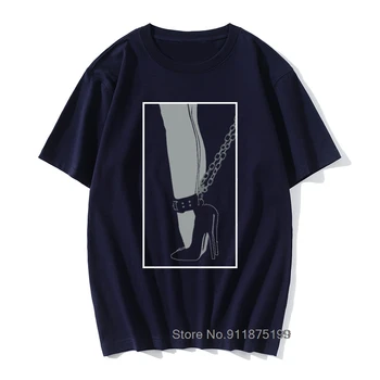 Novost Kratek Rokav Tee Shirt Priklenjen Petah BDSM T-Shirt Prevladujoči Smeri Predložitev Master Camisas 3D Tshirts Moški