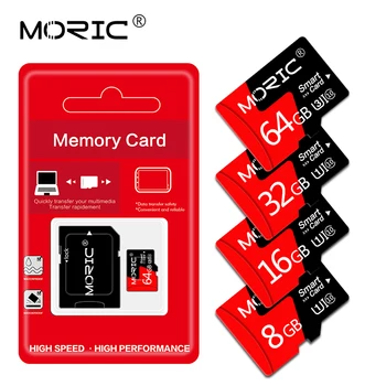 Prvotne Micro SD 32GB 8GB 16GB Class 10 Pomnilniško Kartico 128GB Mini SD 128GB 256GB TF Kartice cartao de memoria +adapter