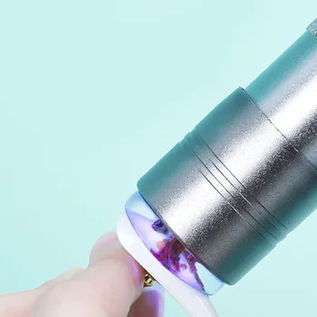 Ročni Nail Art UV Pritisnite Svetlobe Žarnice Z Jelly Silikonski Stamper Glavo, Žig poljski Tiskanja Prenosni Quick Dry Lučka za Orodje