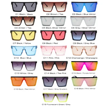 SHAUNA Ravno Top Classic Kvadratnih Ženska sončna Očala Znamke Oblikovalec Vijolično Zrcalne Prevleke Odtenki UV400