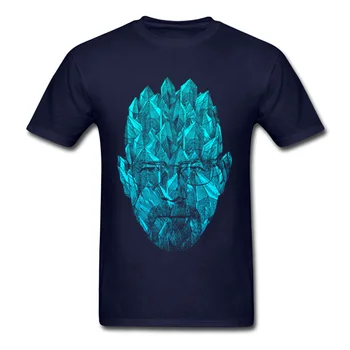 Super Moški Majica s kratkimi rokavi Blue Crystal Meth Heisenberg Hip Hop Mens Poletje T-shirt 2019 Čisto Nov Znak Breaking Bad Ulične