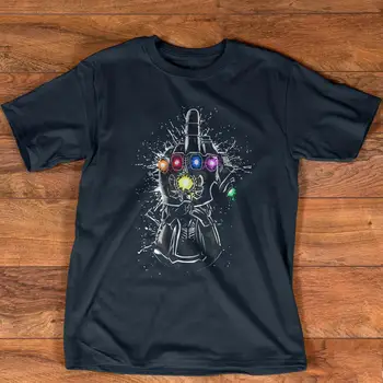 Thanos Infinity Vojne Umetnosti Junakov Spopad Prst T Shirt Poletje Kratkimi Modni Tisk Črke Hip Hop Vrhovi