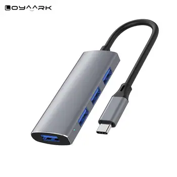 Visoke Hitrosti 3.0 USB Tip-C HUB 4 Vrata Multi Splitter OTG Adapter Za Lenovo Xiaomi Macbook Pro 13 15 Zraka m1 PC Dodatki