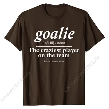Vratar Prestavi Golman Opredelitev Smešno Nogomet Hokej T-Shirt Priložnostne Majice Priljubljena Bombaž Moški Zgornji Deli Oblačil Majico Po Meri