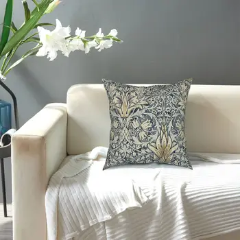 William Morris Snakeshead Pillowcover Doma Dekor Cvetlični Viktorijanski Cvetje Blazine Vrgel Blazino za Avto, dvostranski Tisk