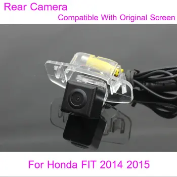 Za Honda FIT / RCA in Originalno Zaslona Združljive / Avto Pogled od Zadaj Fotoaparat Nastavi / HD Nočno gledanje Nazaj Gor Vzvratno Kamero