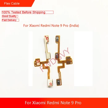 Za Xiaomi Redmi Opomba 9 Pro Indija / Redmi Opomba 9 Pro Moč Prostornina Flex Kabel NA OFF Strani Gumb Preklopi Flex Kabel